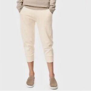 VINCE Terry Cotton Cropped Jogger